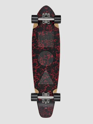 Globe The All-Time 9.0" X 35.875" Complete red marble stack