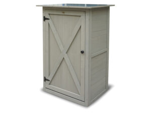 HABAU Gartenschrank "Benno", 76 x 56 x 117 cm, grau