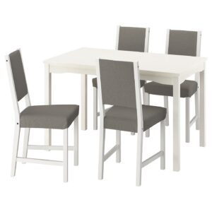 HAUGA / STEFAN Tisch und 4 Stühle