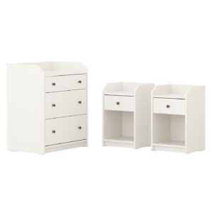 HAUGA Schlafzimmermöbel 3er-Set