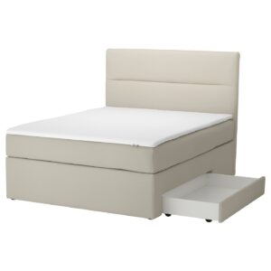 HEMFJÄLLET Boxspringbett mit Bettkasten