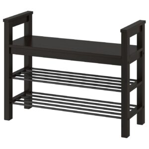 HEMNES Bank mit Schuhablage