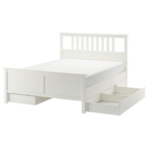 HEMNES Bettgestell mit 4 Schubladen