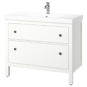 HEMNES / ORRSJÖN Waschbschr+Schubladen/Waschb/Mibatt