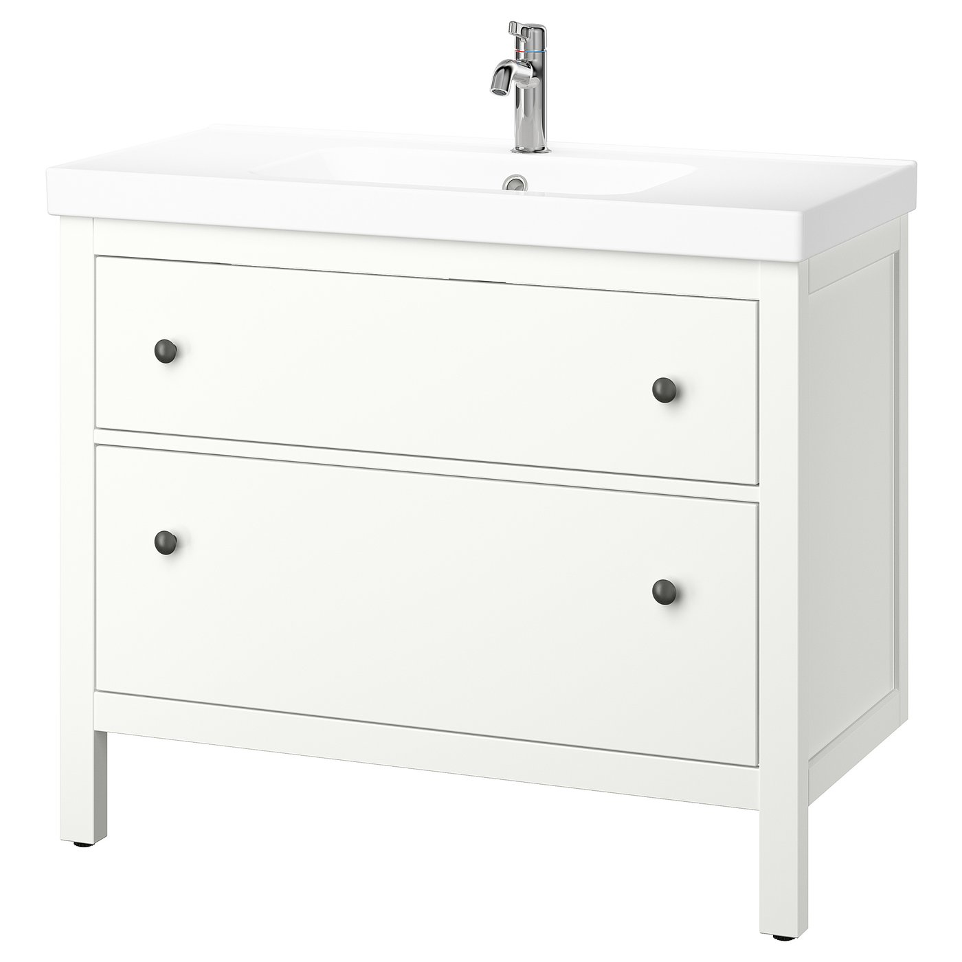 HEMNES / ORRSJÖN Waschbschr+Schubladen/Waschb/Mibatt