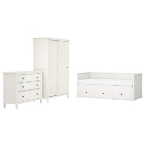 HEMNES Schlafzimmermöbel 3er-Set