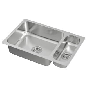 HILLESJÖN Einbauspüle 1 1/2 Becken