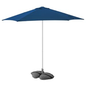 HÖGÖN / IGGÖN Sonnenschirm mit Ständer