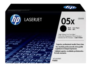 HP 05X Schwarz Original LaserJet Tonerkartusche mit hoher Reichweite