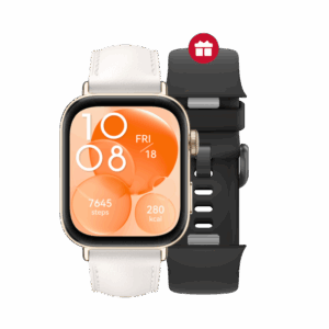 HUAWEI WATCH FIT 3 Weiß, Lederarmband