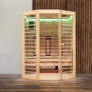 Home Deluxe Cabine infrarouge REDSUN DELUXE XL - 155 x 120 cm pour 3 personnes