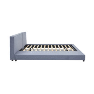 Home Deluxe Lit avec rangement GALAXIS - 180 x 200 cm Gris