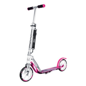 Hudora Scooter "BigWheel GC 205", weiß/pink, klappbar - rosa