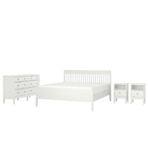 IDANÄS Schlafzimmermöbel 4er-Set