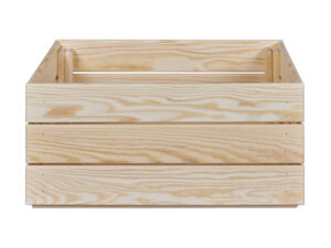 Inter Link Holzkiste "Valloni", 3er Set, natur unbehandelt (M)