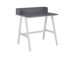 Inter Link Schreibtisch Emmelie höhenverstellbar (grau/weiss)