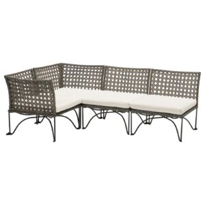 JUTHOLMEN Modulecksofa 3-sitzig/außen