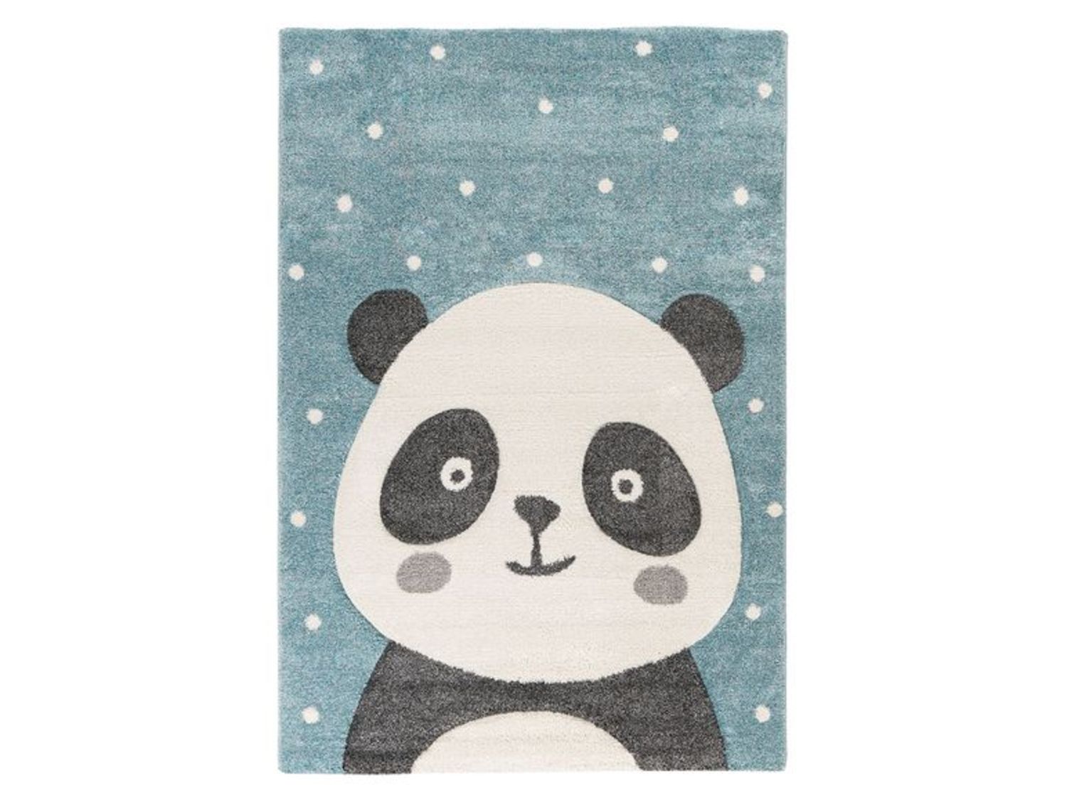 KAYOOM Kinder-Motivteppich (Panda blau, 120cm x 170cm)