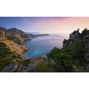 KOMAR Vliestapete "Emerald Cove", Breite 400 cm, seidenmatt - bunt