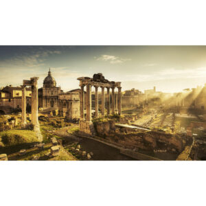 KOMAR Vliestapete "Forum Romanum", Breite 500 cm, seidenmatt - bunt