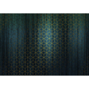 KOMAR Vliestapete "Mystique Vert", Breite 400 cm, seidenmatt - bunt