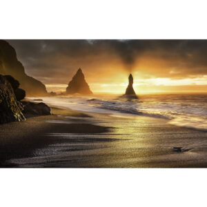 KOMAR Vliestapete "Red Planet", Breite 450 cm, seidenmatt - bunt