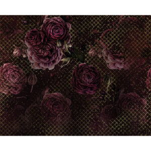 KOMAR Vliestapete "Rouge Intense", Breite 350 cm, seidenmatt - bunt