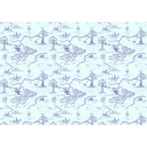 KOMAR Vliestapete "Winnie Pooh Pat", bunt, glatt