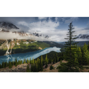 KOMAR Vliestapete "Wonderland Canada", Breite 450 cm, seidenmatt - bunt