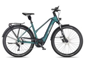 KTM Macina Gran 720 Trapez 2025 | green purple flip matt/silver | 46 cm | E-Trekkingräder