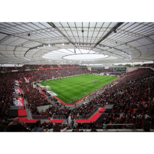 K&L Wall Art Vliestapete "XXL Vliestapete", BayArena Bayer 04 Leverkusen, mehrfarbig, matt - bunt