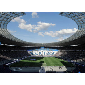 K&L Wall Art Vliestapete "XXL Vliestapete", Hertha BSC Stadion Berlin, mehrfarbig, matt - bunt