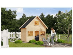 Karibu Spielhaus Nico (naturbelassen)