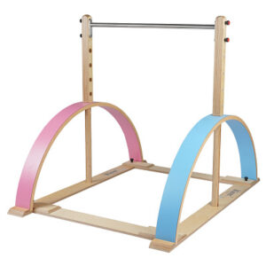 Kirec Kinder-Turnreck "Kirec", Holz-Blau (HB 1010), Ohne Fallschutzmatten