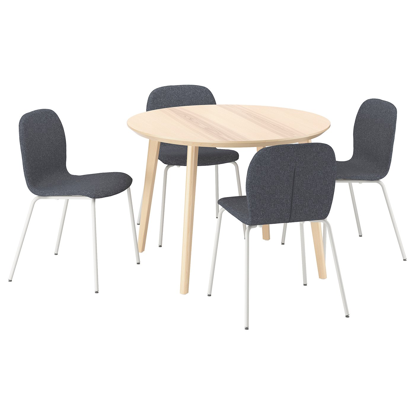 LISABO / KARLPETTER Tisch und 4 Stühle