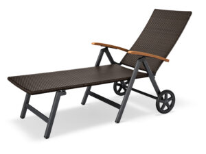 LIVARNO home Rollliege "Valencia", 6-fach verstellbar, braun