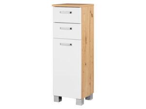 LIVARNO home Seitenschrank "Palermo", weiß/Korpus Eiche-Artisan