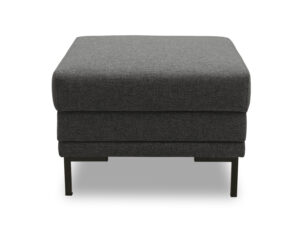 LOOKS by Wolfgang Joop Hocker / Sessel / Sitzer / Sofa "Looks VII", mit eleganten Metallfüßen (Hocker, anthrazit)""