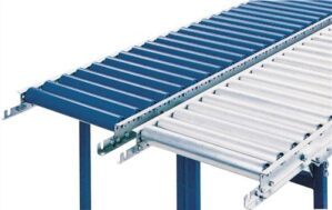 Leicht-Rollenbahnen 640mm, 600mm Kurve 45Grad Ku.-RL 751mm