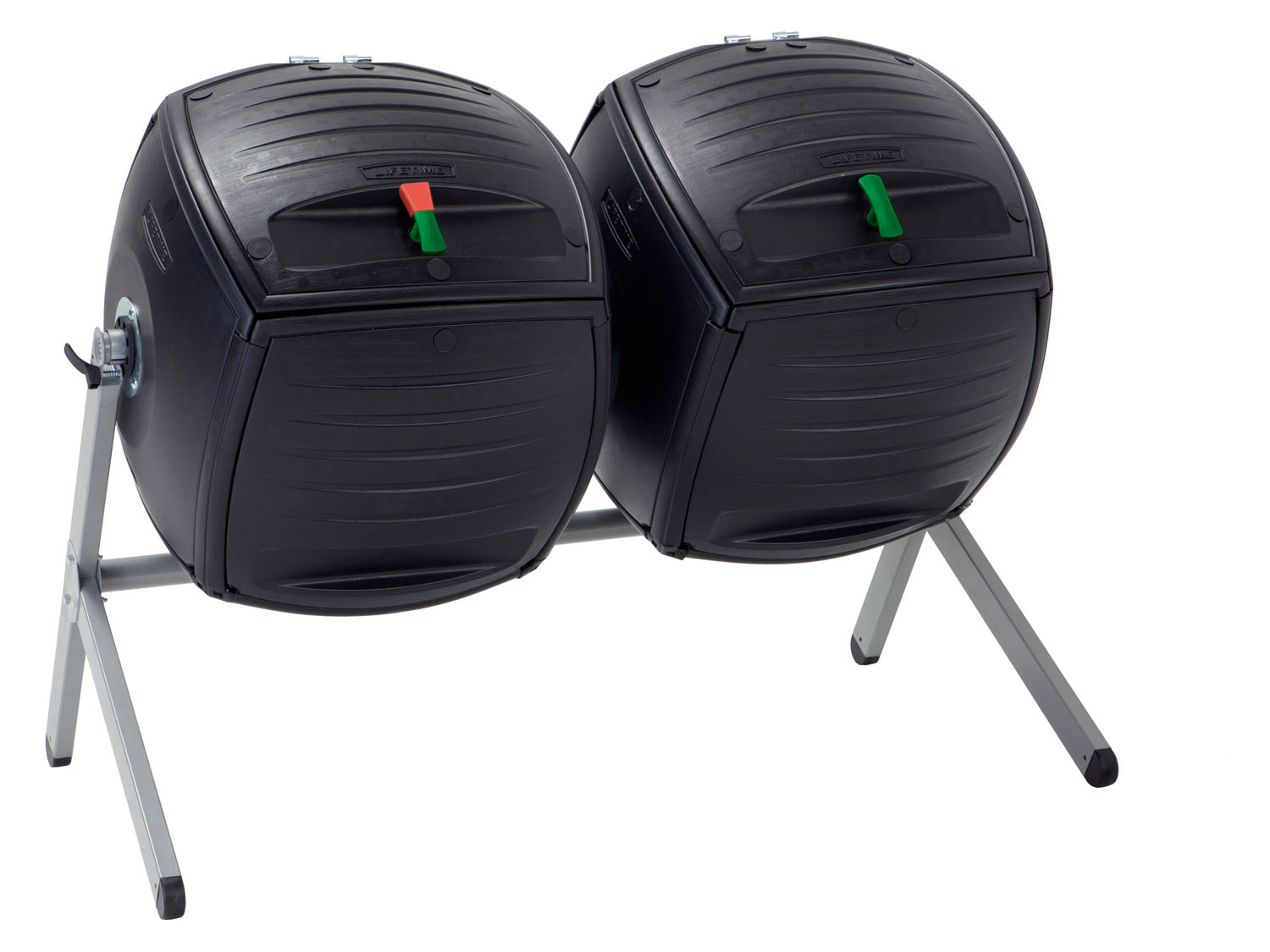 Lifetime "Kompost-Zwilling", mit 360° drehbarer Trommeln