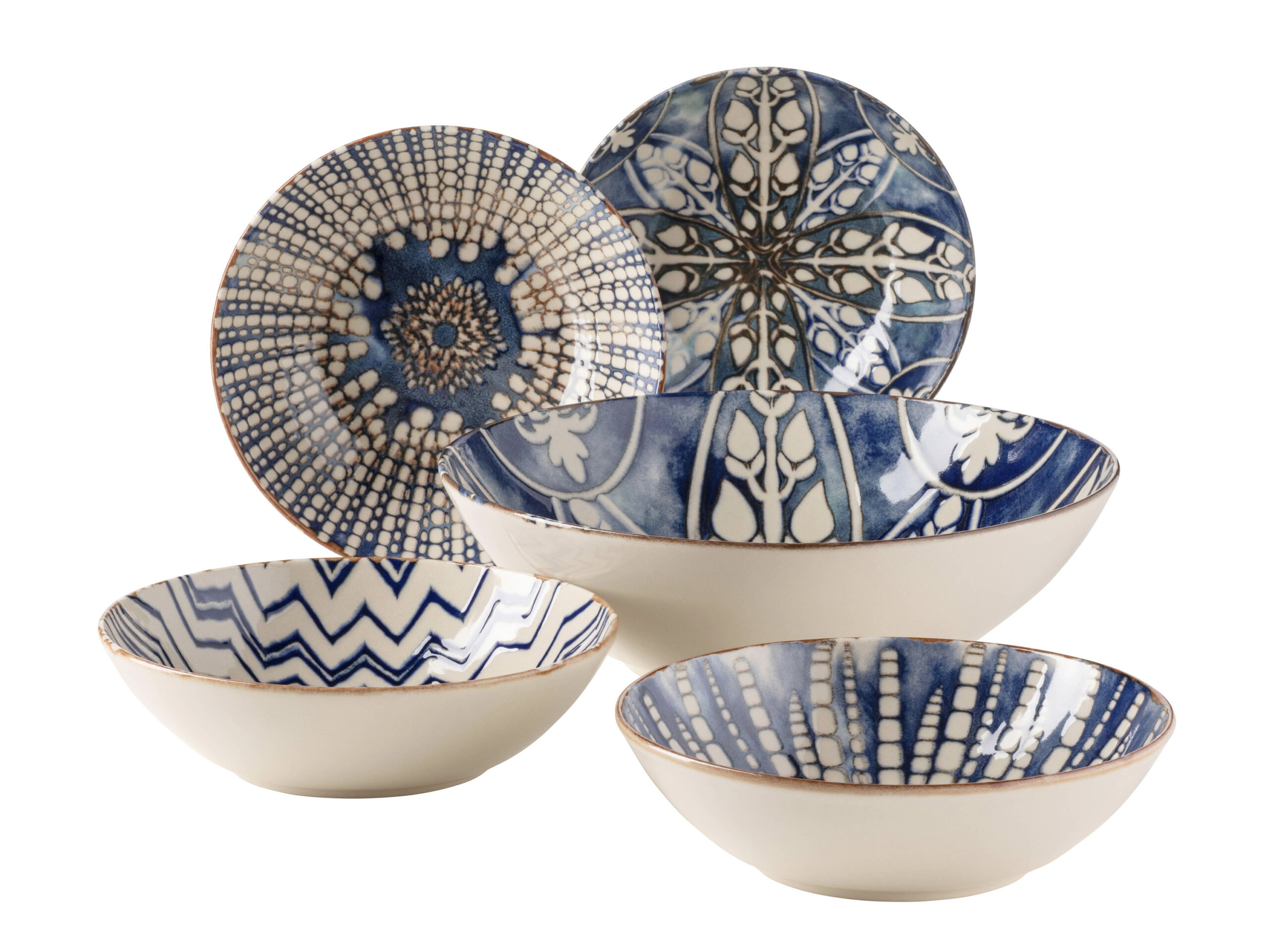 MÄSER Salat-Set "Iberico Blue", 5-teilig, 4 Designs