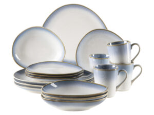 MÄSER Serie La Sinfonia, Geschirr Set, 16 tlg (Blau)