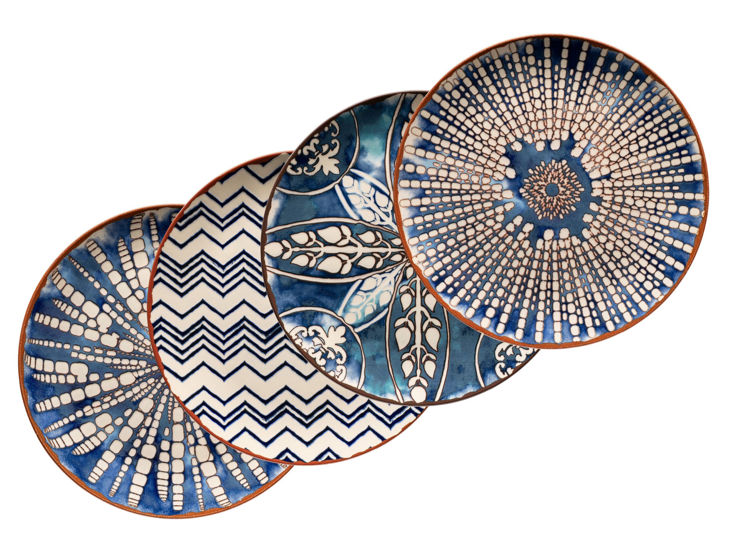 MÄSER Tellerset "Iberico Blue", 4-teilig