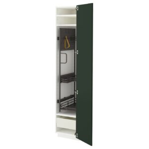 METOD / MAXIMERA Hochschrank mit Putzschrankeinr.