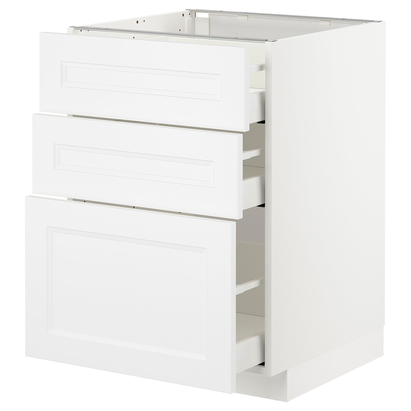 METOD Unterschrank mit 3 Schubladen