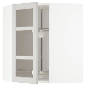 METOD Wandeckvitrine mit Karussell