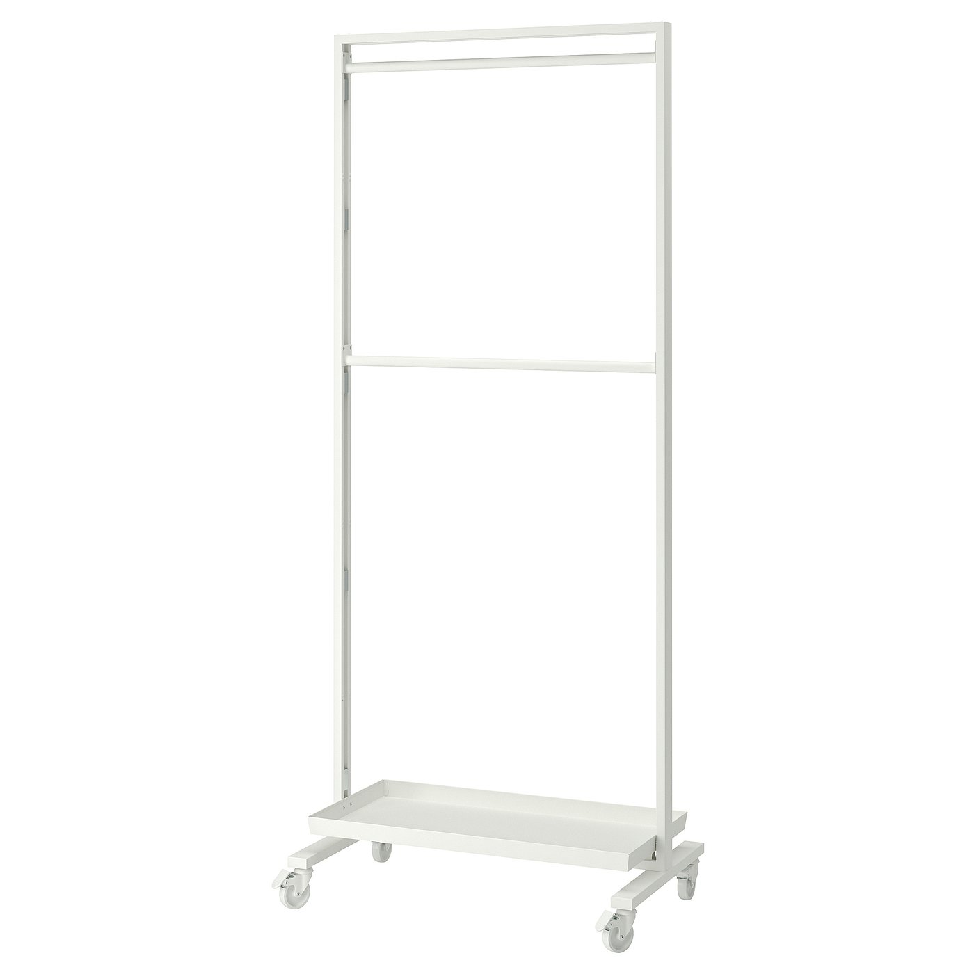 MITTZON Gestell+Rollen/Kleiderst./Ablage