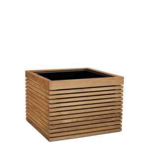 Modulo Pflanzkasten quadratisch, 60 x 60 x 43 cm, teak natur