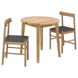 NACKANÄS / NACKANÄS Tisch und 2 Stühle