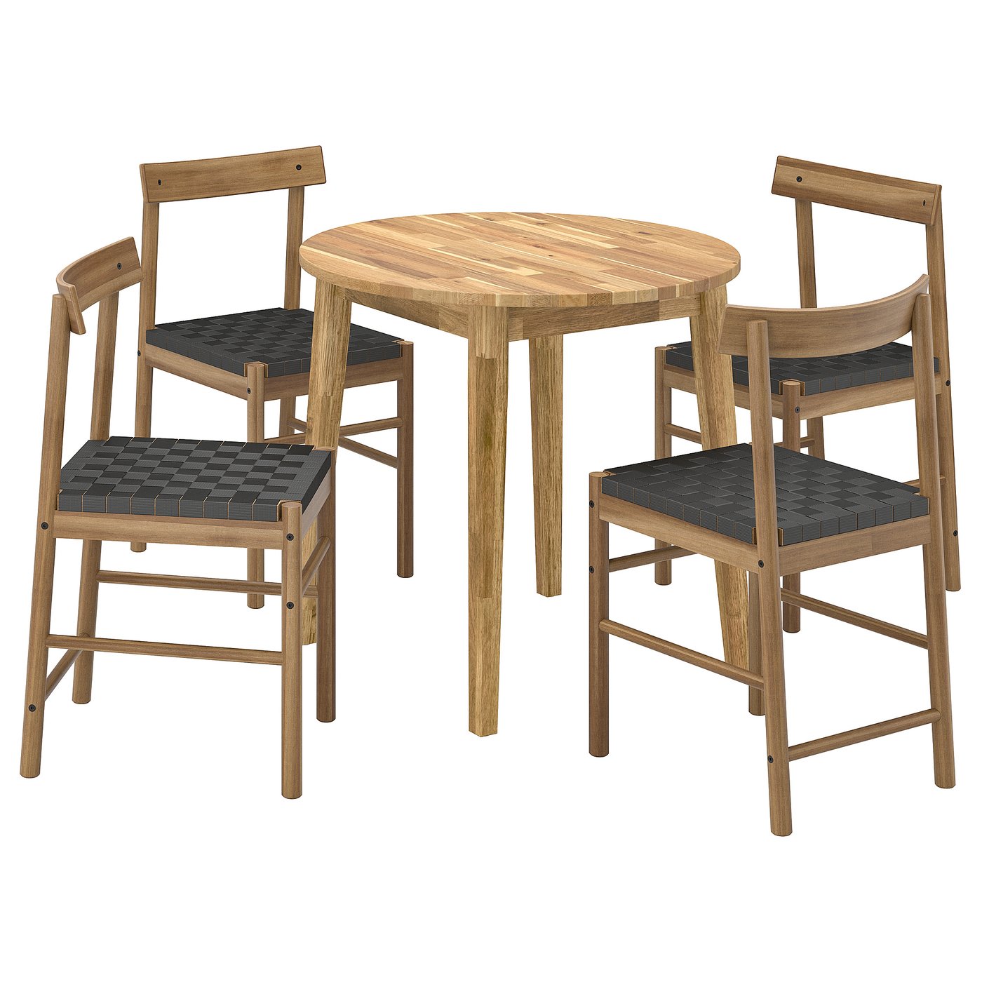 NACKANÄS / NACKANÄS Tisch und 4 Stühle
